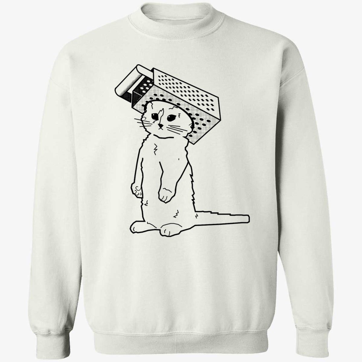 Cheese Grater Cat Shirt
