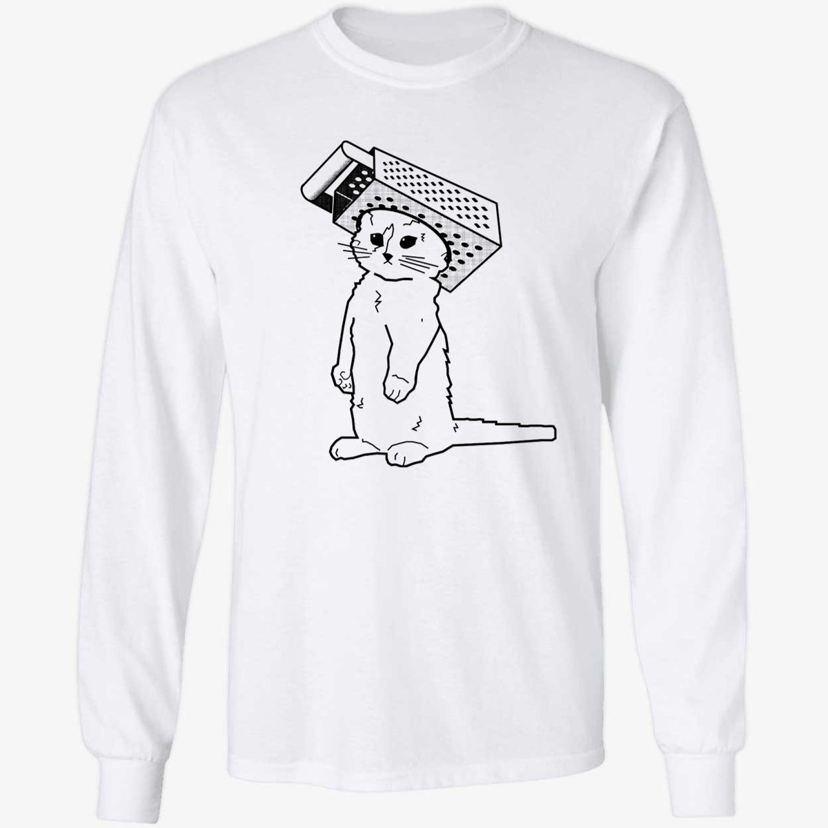 Cheese Grater Cat Shirt