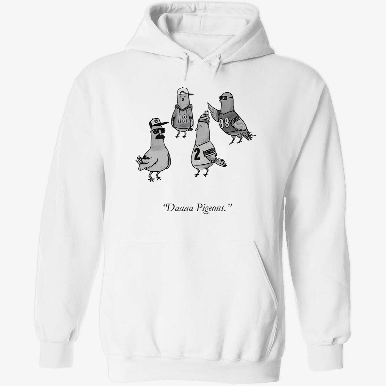 Chicago Bears Daaaa Pigeons Hoodie