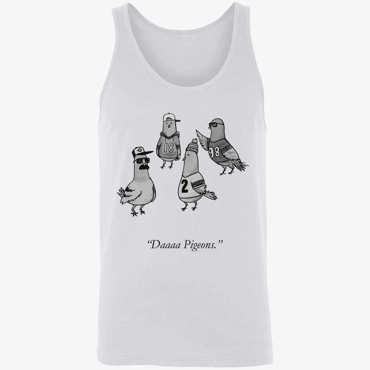 Chicago Bears Daaaa Pigeons Long Sleeve Shirt