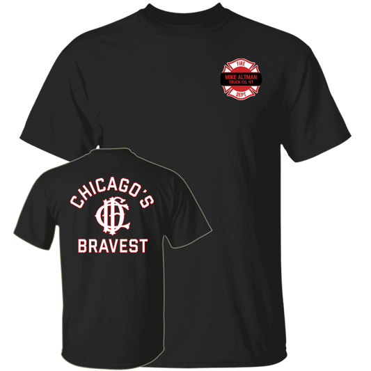 [Front + Back] Chicago's Bravest Mike Altman Shirt