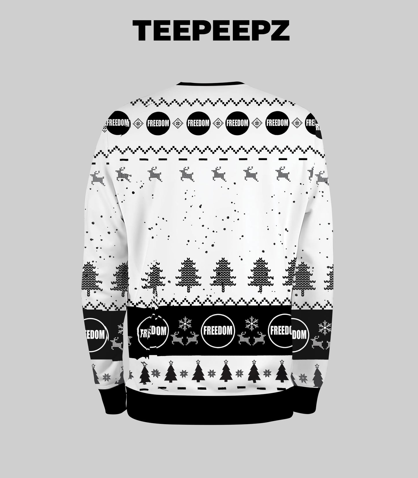 Christmas Freedom Charlie Kirk Ugly Sweater