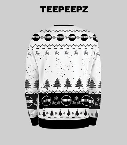 Christmas Freedom Charlie Kirk Ugly Sweater