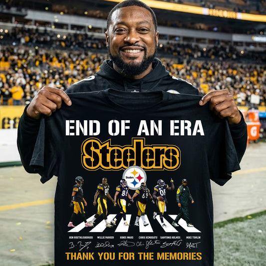 Coach Mike Tomlin End Of An Era Steelers Thank You For The Memories Shirt