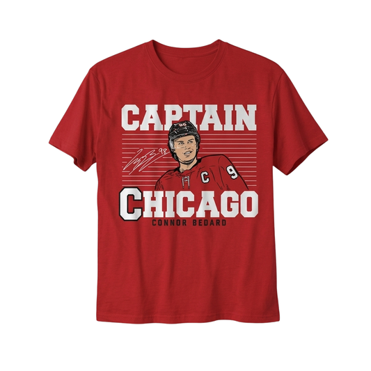 Connor Bedard Captain Chicago Shirt