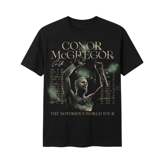 Conor McGregor The Notorious World Tour Shirt