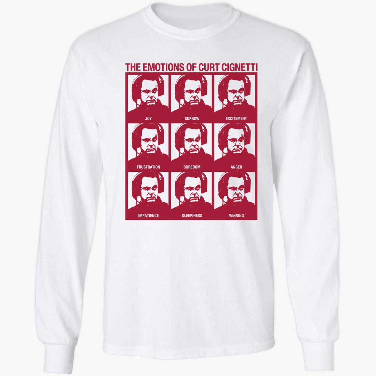 Curt Cignetti The Emotions Of Curt Cignetti Shirt