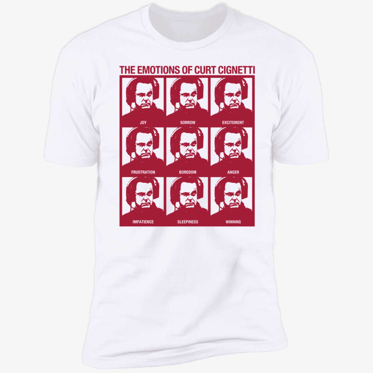 Curt Cignetti The Emotions Of Curt Cignetti Shirt