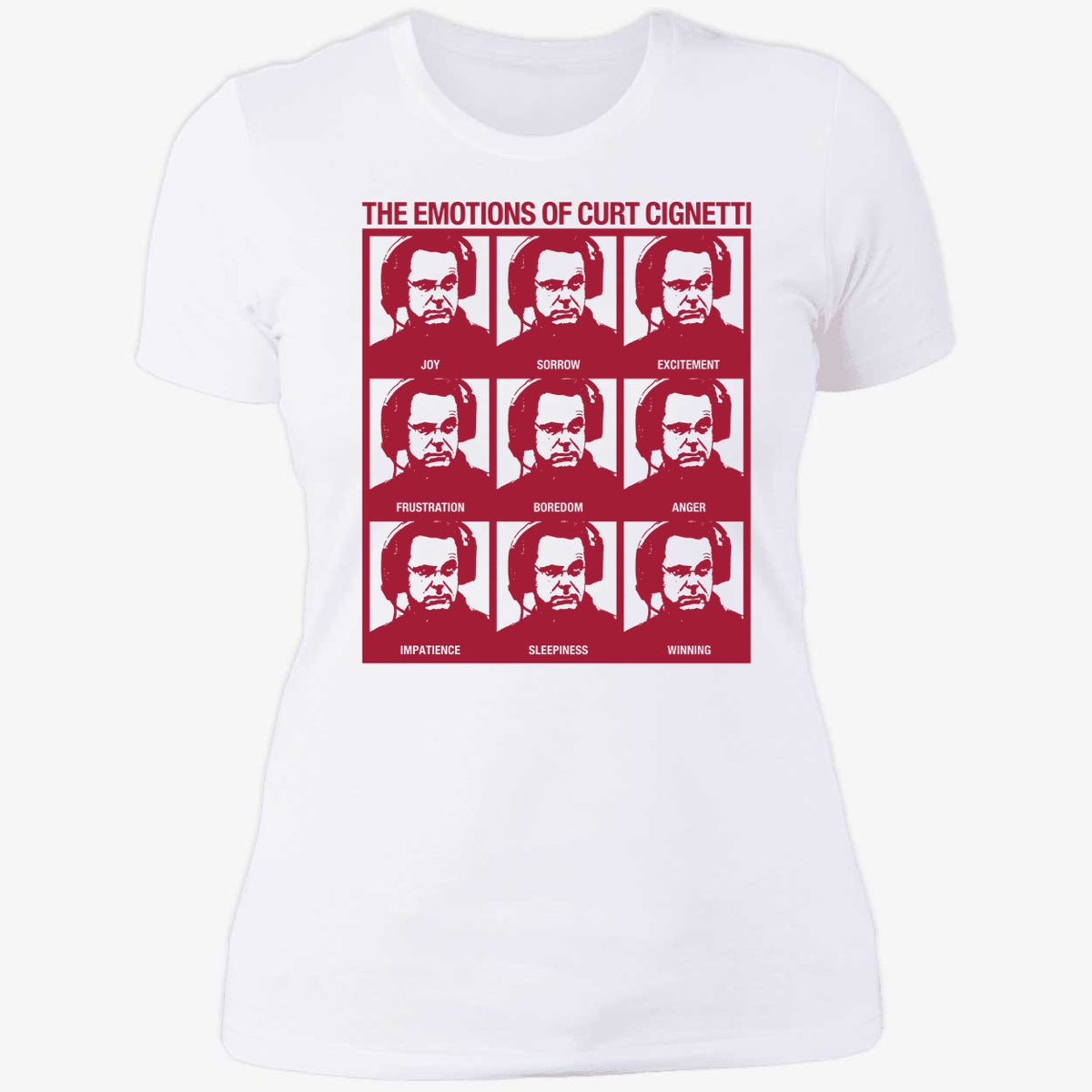 Curt Cignetti The Emotions Of Curt Cignetti Shirt