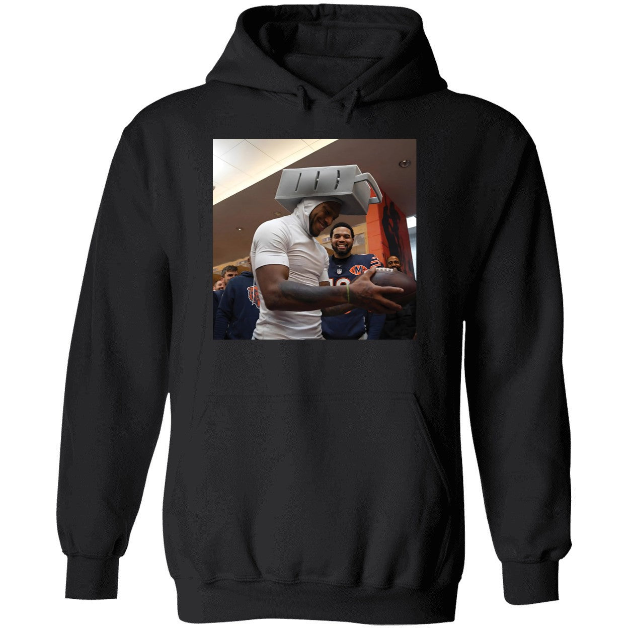 DJ Moore Wore A Cheese-grater Hat Shirt