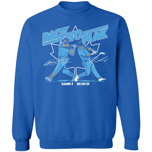 Davis Schneider And Vladimir Guerrero Jr Back To Plak Sweatshirt