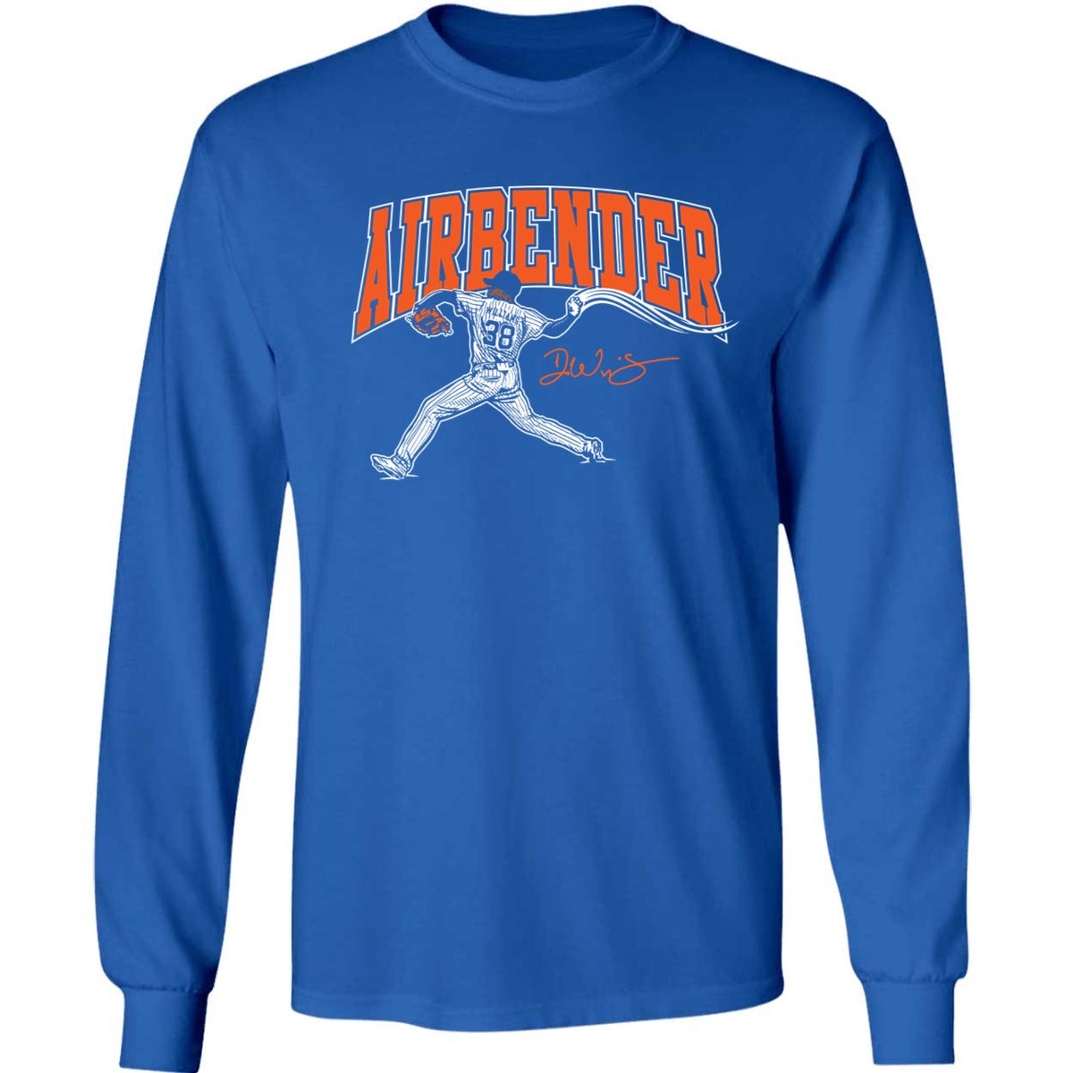 Devin Williams Queens Airbender Long Sleeve Shirt