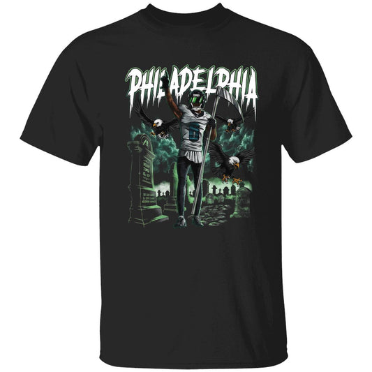 Devonta Smith Slim Reaper Graveyard T-Shirt