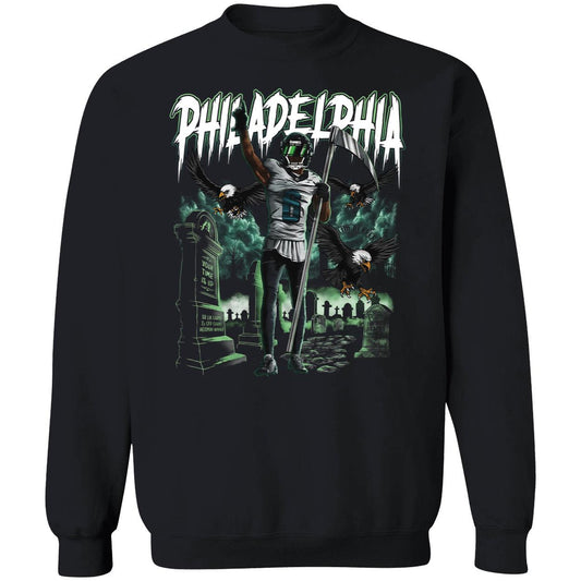 Devonta Smith Slim Reaper Graveyard Sweatshirt