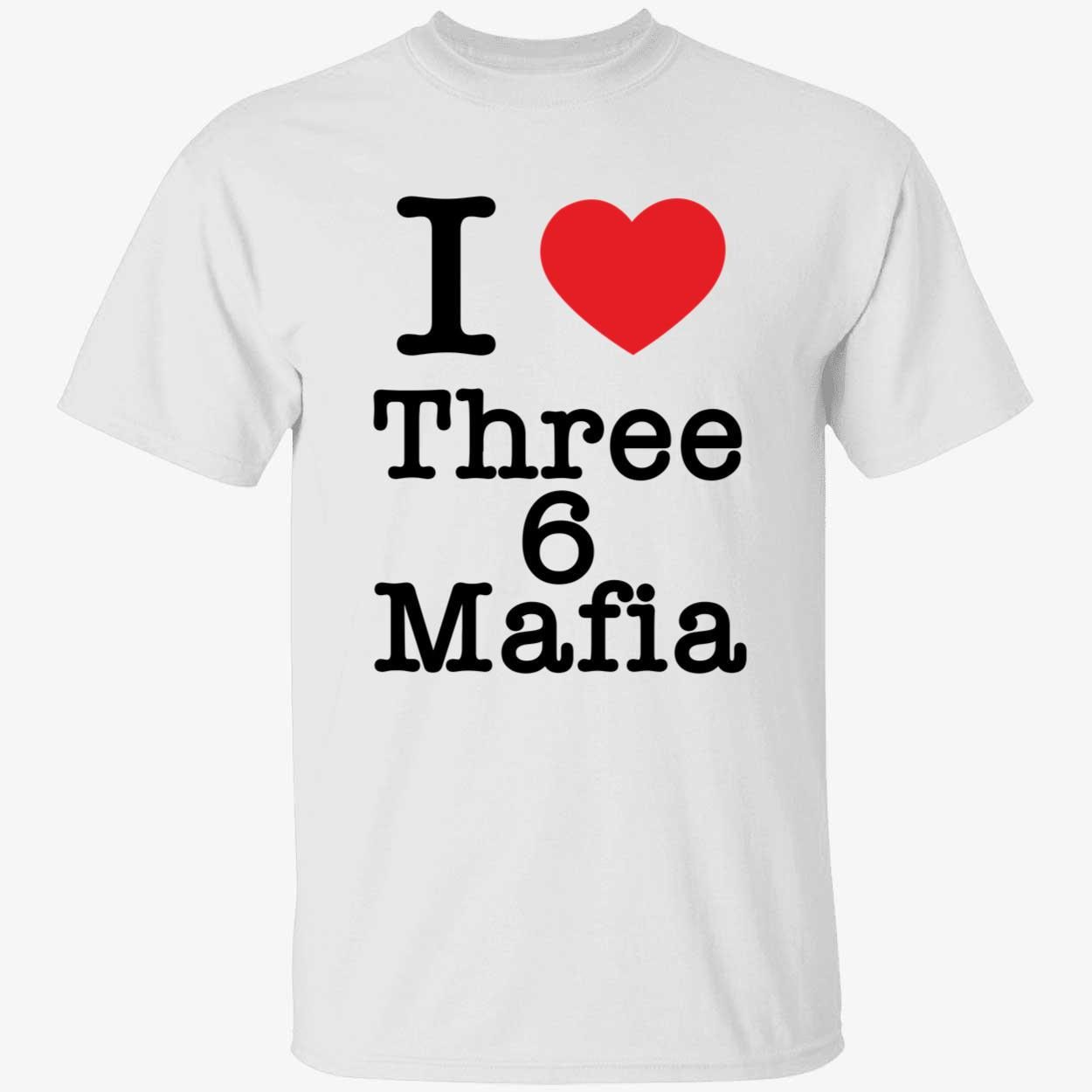 Dj Paul I Love Three 6 Mafia T-Shirt