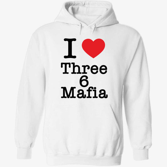Dj Paul I Love Three 6 Mafia Hoodie
