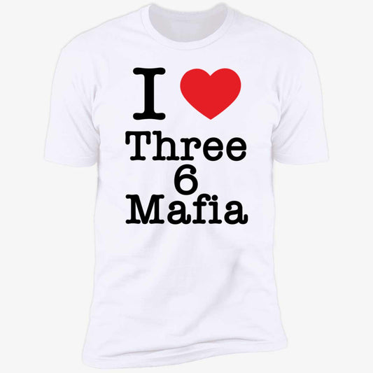 Dj Paul I Love Three 6 Mafia Premium SS T-Shirt