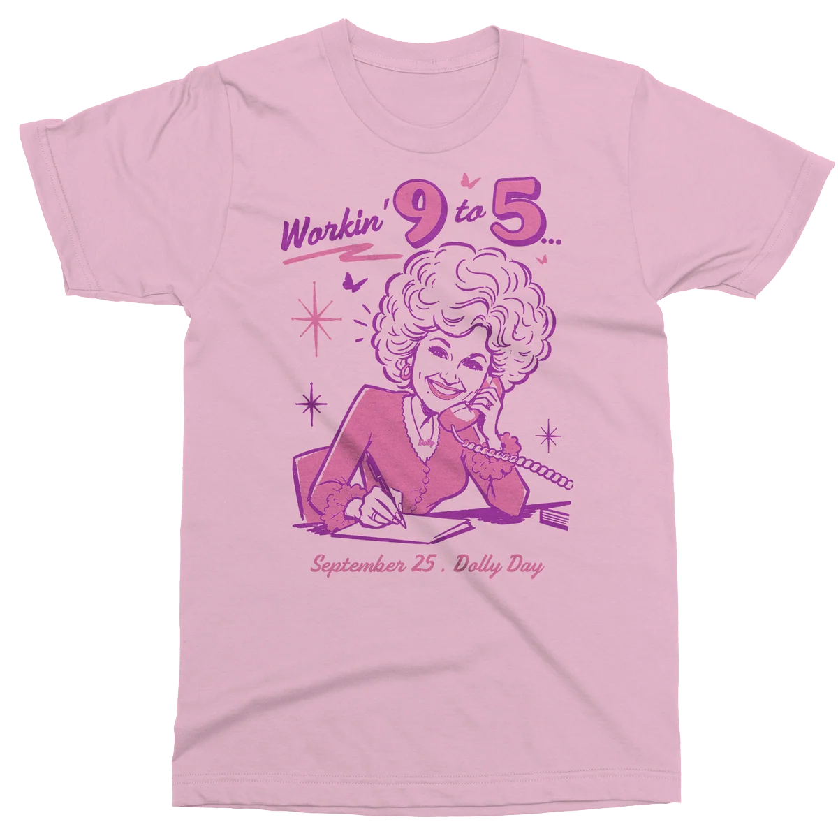 Dolly Parton Workin 9 To 5 Dolly Day Shirt