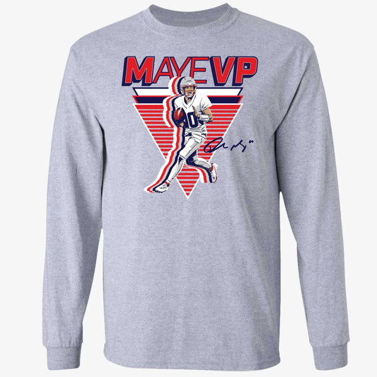 Drake Maye Mayevp Long Sleeve Shirt