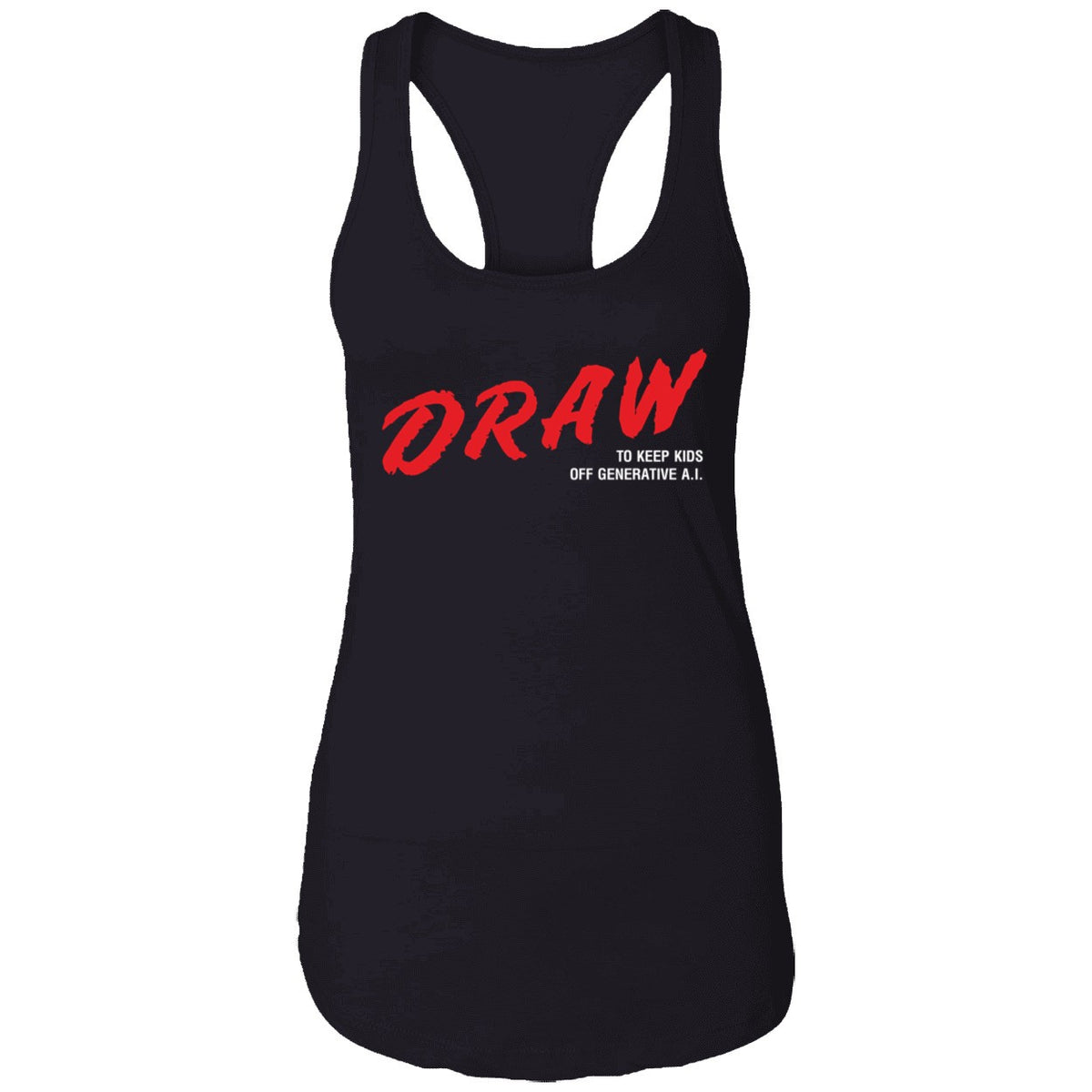 Draw To Keep Kids Away From Generative AI Shirt