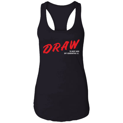 Draw To Keep Kids Away From Generative AI Shirt