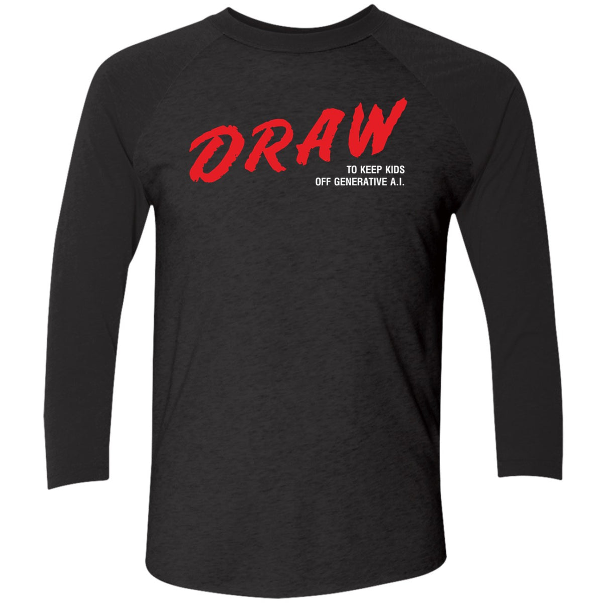 Draw To Keep Kids Away From Generative AI Shirt