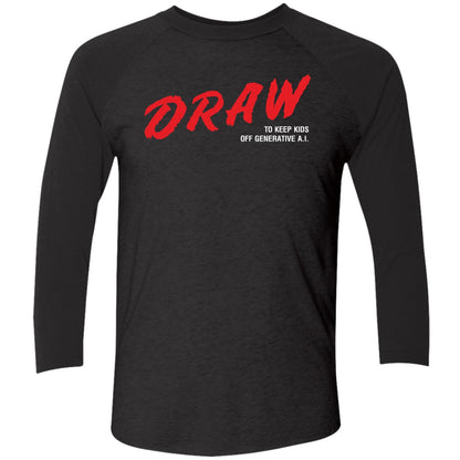 Draw To Keep Kids Away From Generative AI Shirt