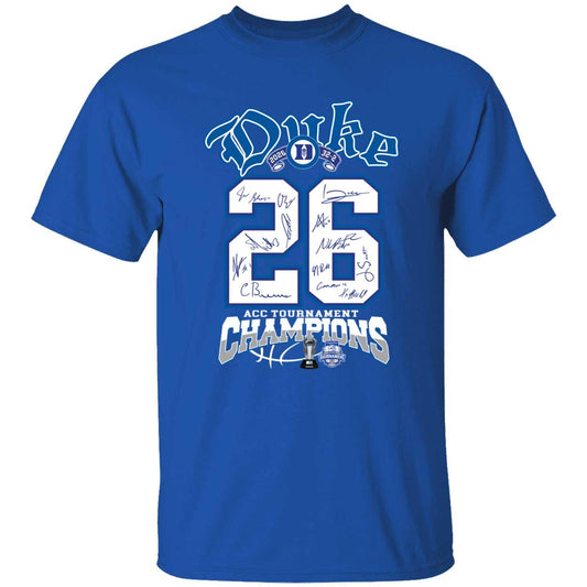Duke 2026 Acc Tournament Champions Shirt