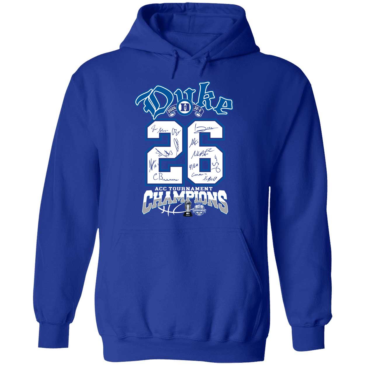Duke 2026 Acc Tournament Champions Shirt