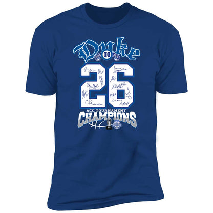 Duke 2026 Acc Tournament Champions Shirt