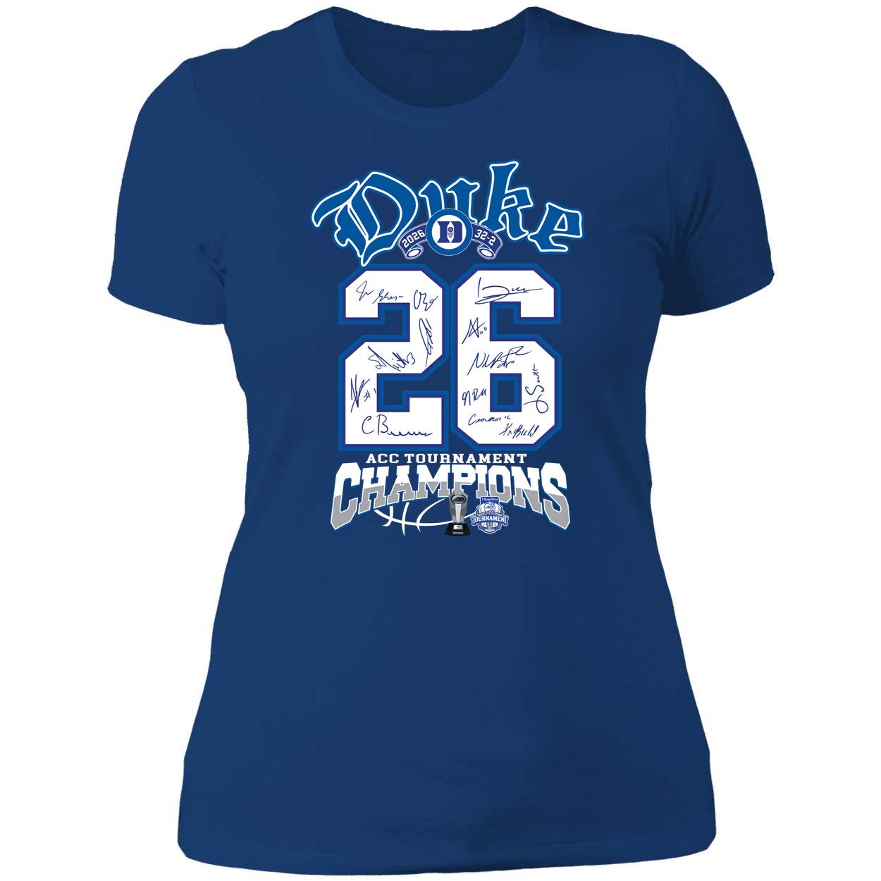 Duke 2026 Acc Tournament Champions Shirt