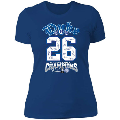 Duke 2026 Acc Tournament Champions Shirt