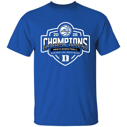 Duke ACC 2026 Champions Men's Basketball Shirt