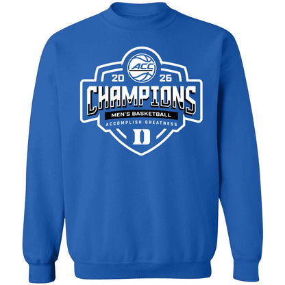 Duke ACC 2026 Champions Men's Basketball Shirt
