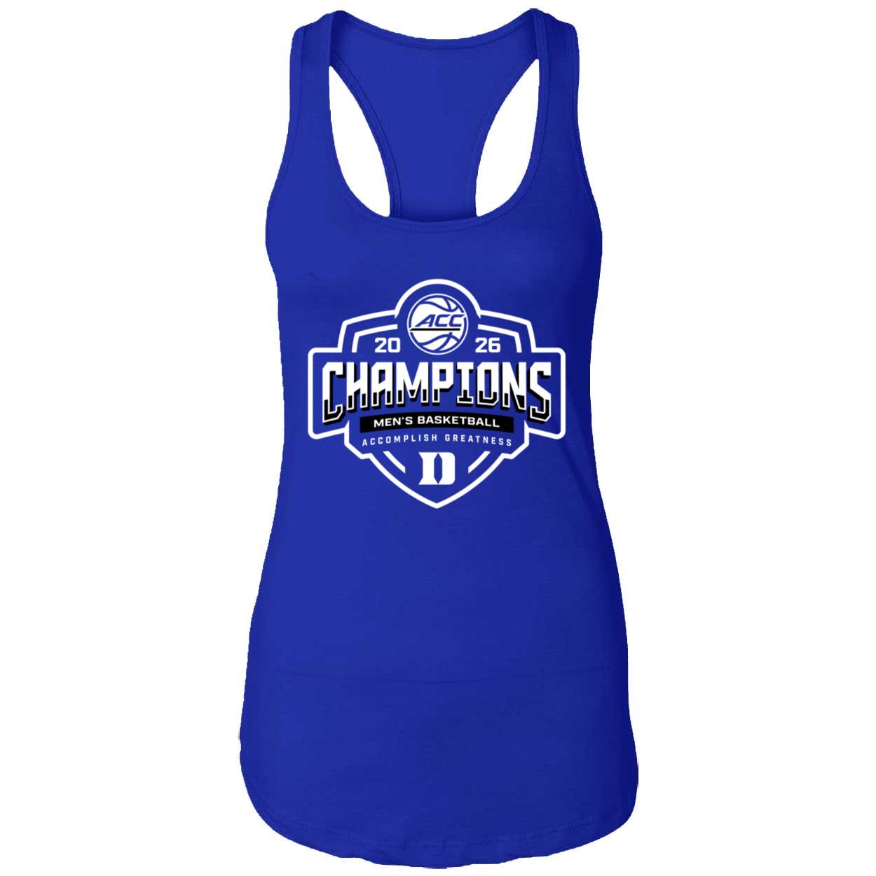 Duke ACC 2026 Champions Men's Basketball Shirt