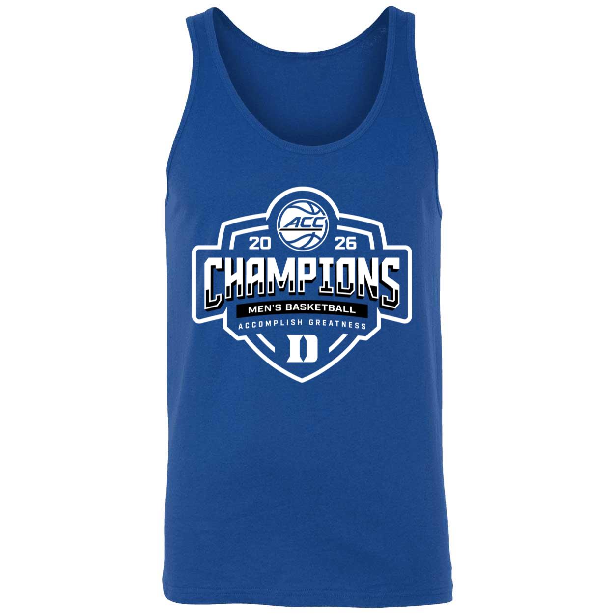Duke ACC 2026 Champions Men's Basketball Shirt