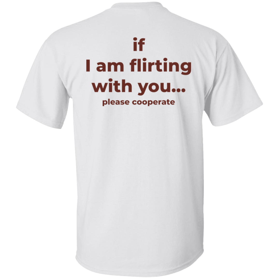 If I Am Flirting With You Please Cooperate Shirt