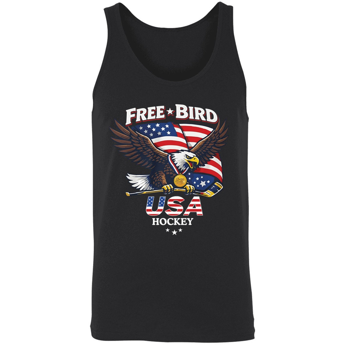 Eagle Free Bird Usa Hockey Shirt