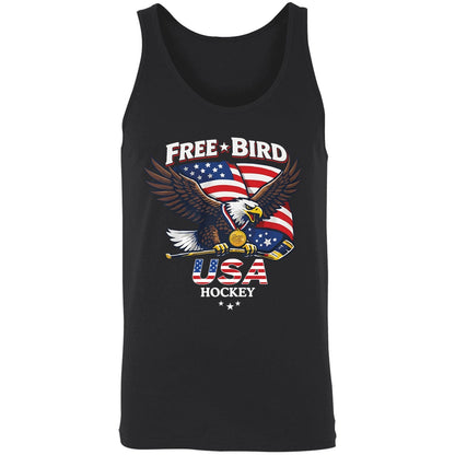 Eagle Free Bird Usa Hockey Shirt