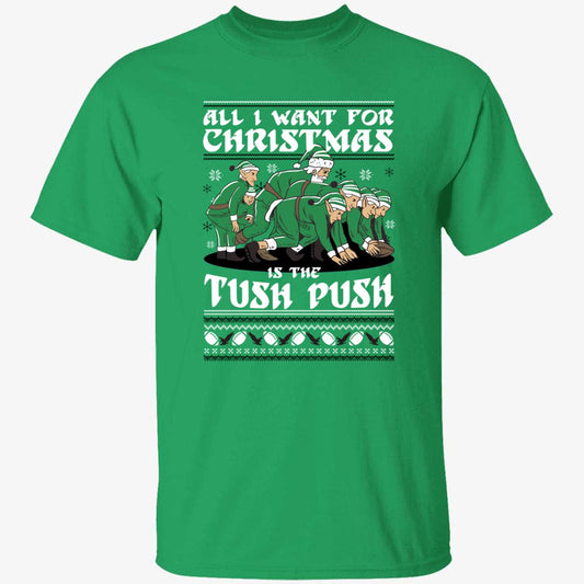 Eagles All I Want For Christmas Is The Tush Push T-Shirt