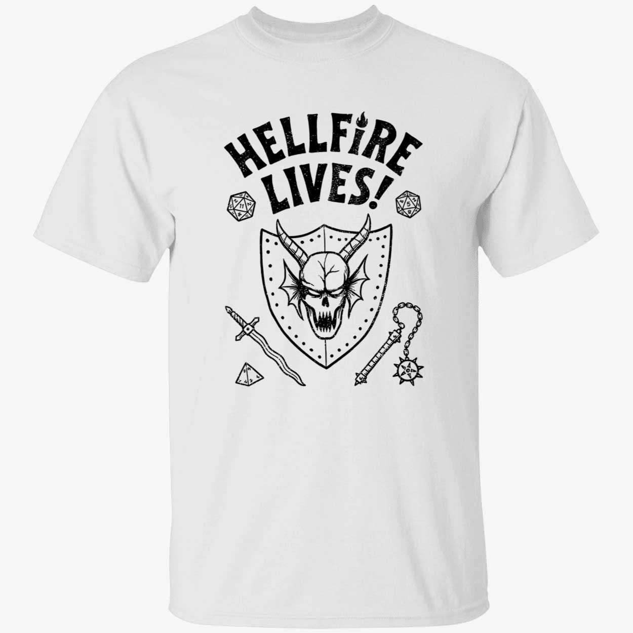 Hellfire Lives Dustin Henderson Ringer Shirt