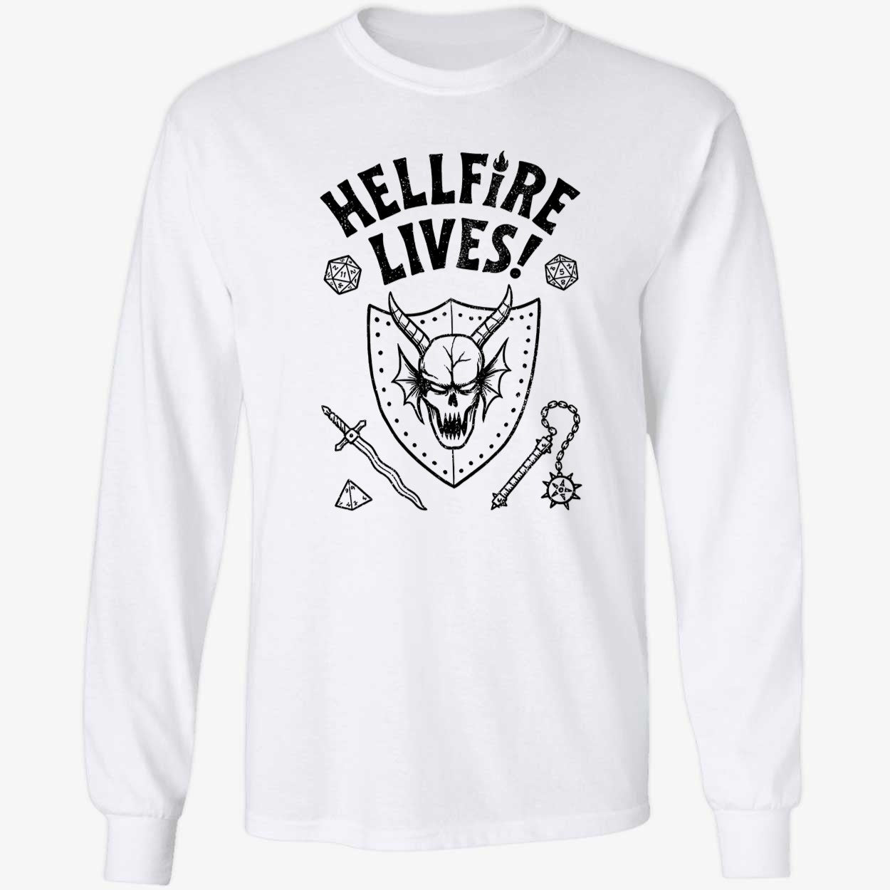 Hellfire Lives Dustin Henderson Ringer Shirt