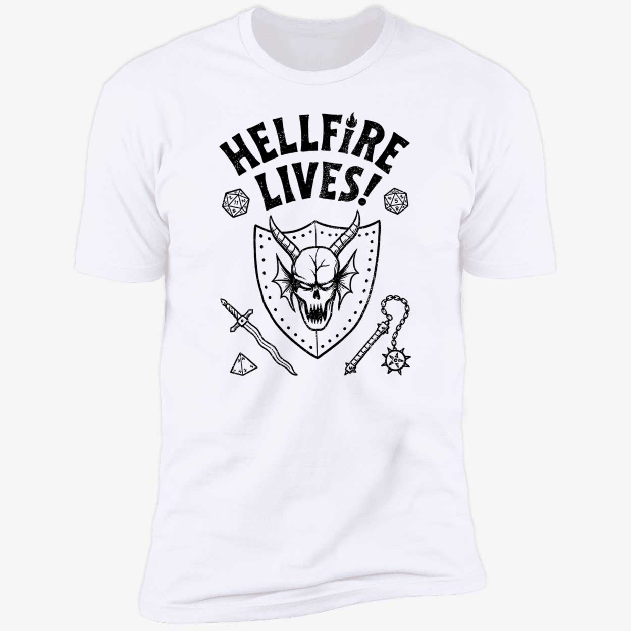 Hellfire Lives Dustin Henderson Ringer Shirt