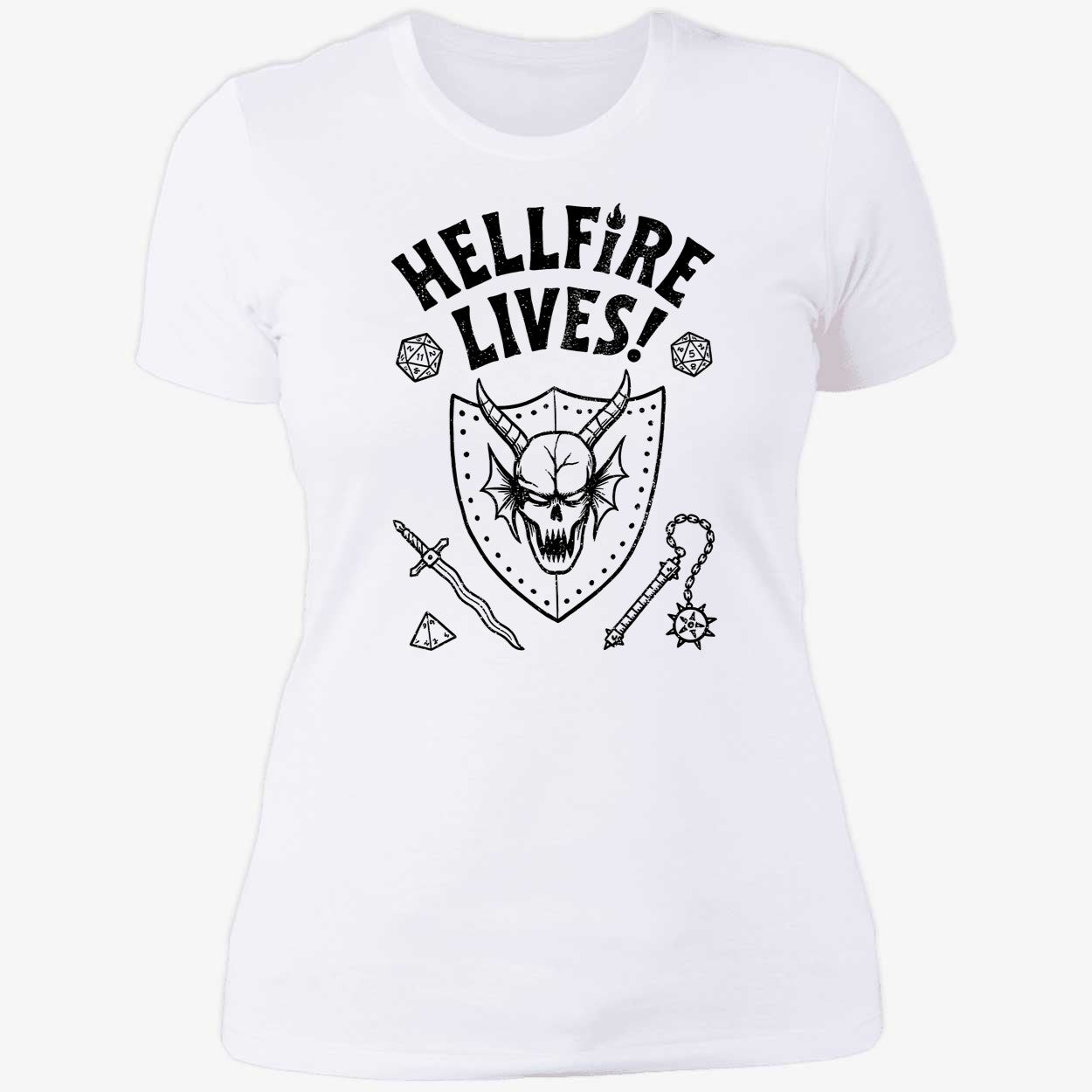 Hellfire Lives Dustin Henderson Ringer Shirt