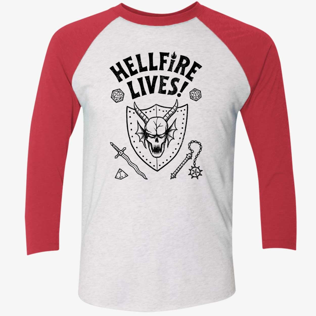 Hellfire Lives Dustin Henderson Ringer Shirt