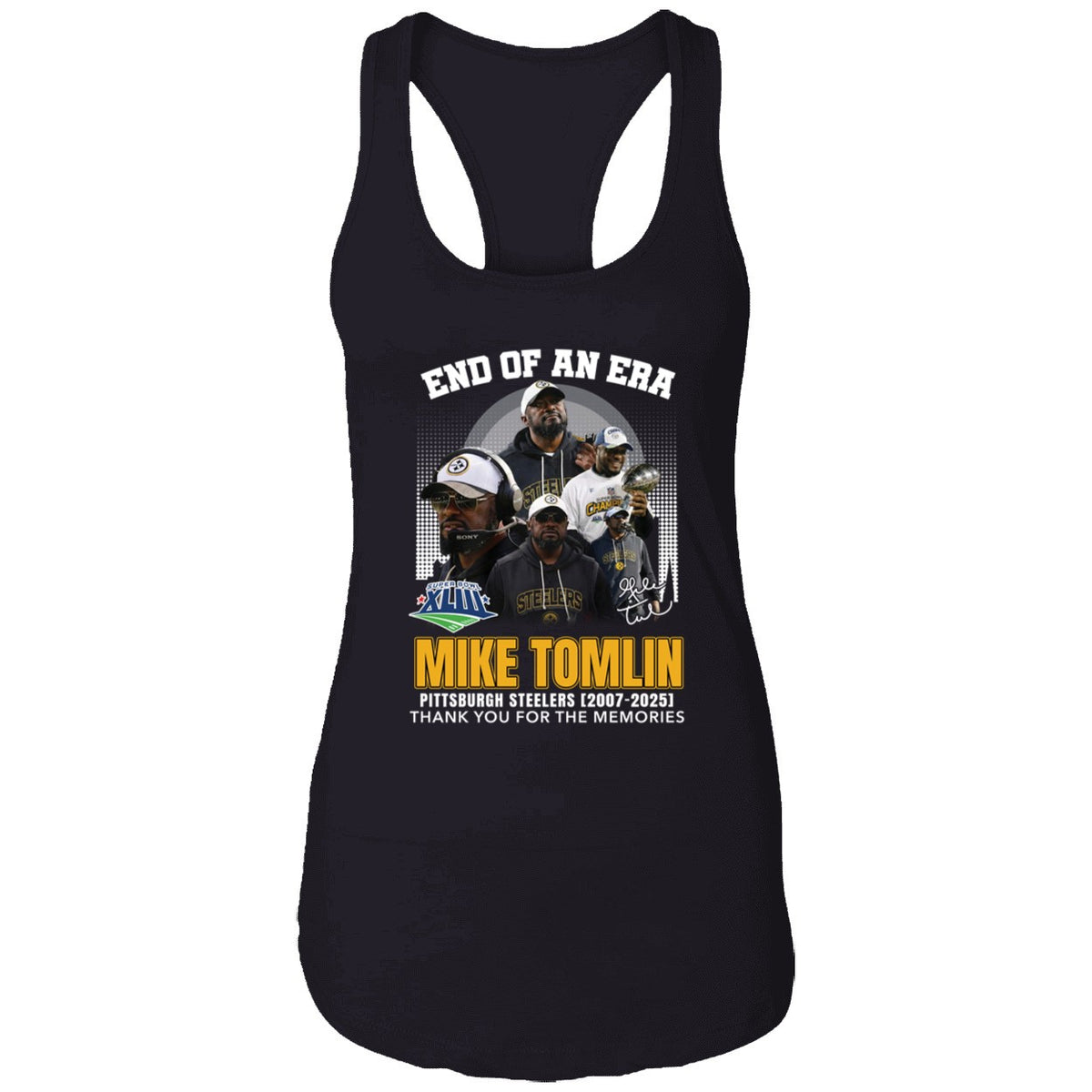 End Of An Era Mike Tomlin Steelers 2007 2025 Thank You For The Memories Shirt