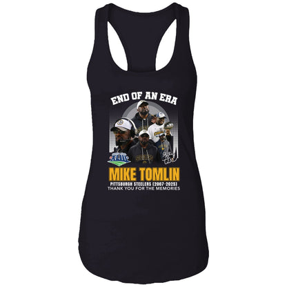 End Of An Era Mike Tomlin Steelers 2007 2025 Thank You For The Memories Shirt