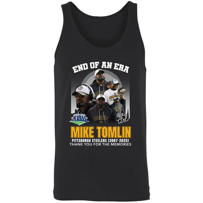 End Of An Era Mike Tomlin Steelers 2007 2025 Thank You For The Memories Shirt
