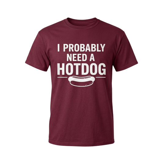 Eric Mittenthal I Probably Need A Hot Dog Shirt