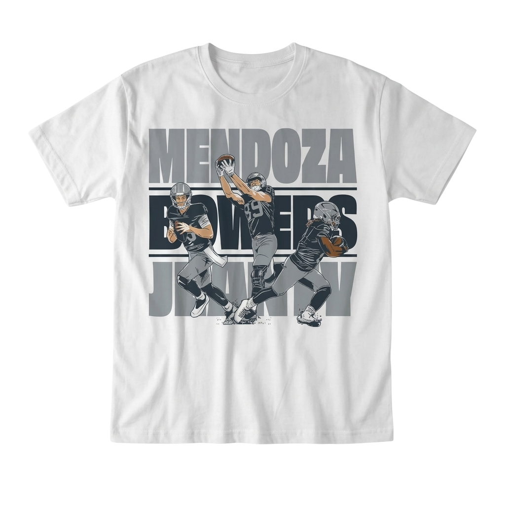 Fernando Mendoza Ashton Jeanty Brock Bowers Vegas Trio Shirt